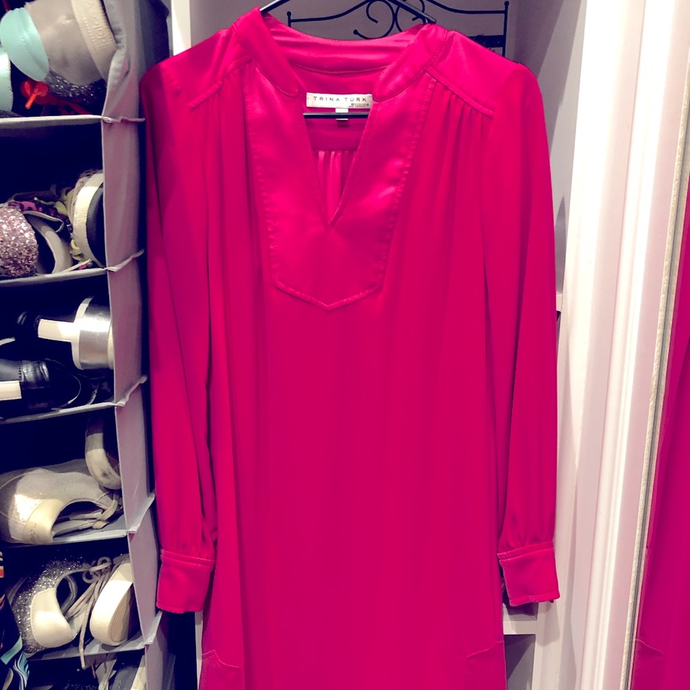 Trina Turk Fuschia tunic dress